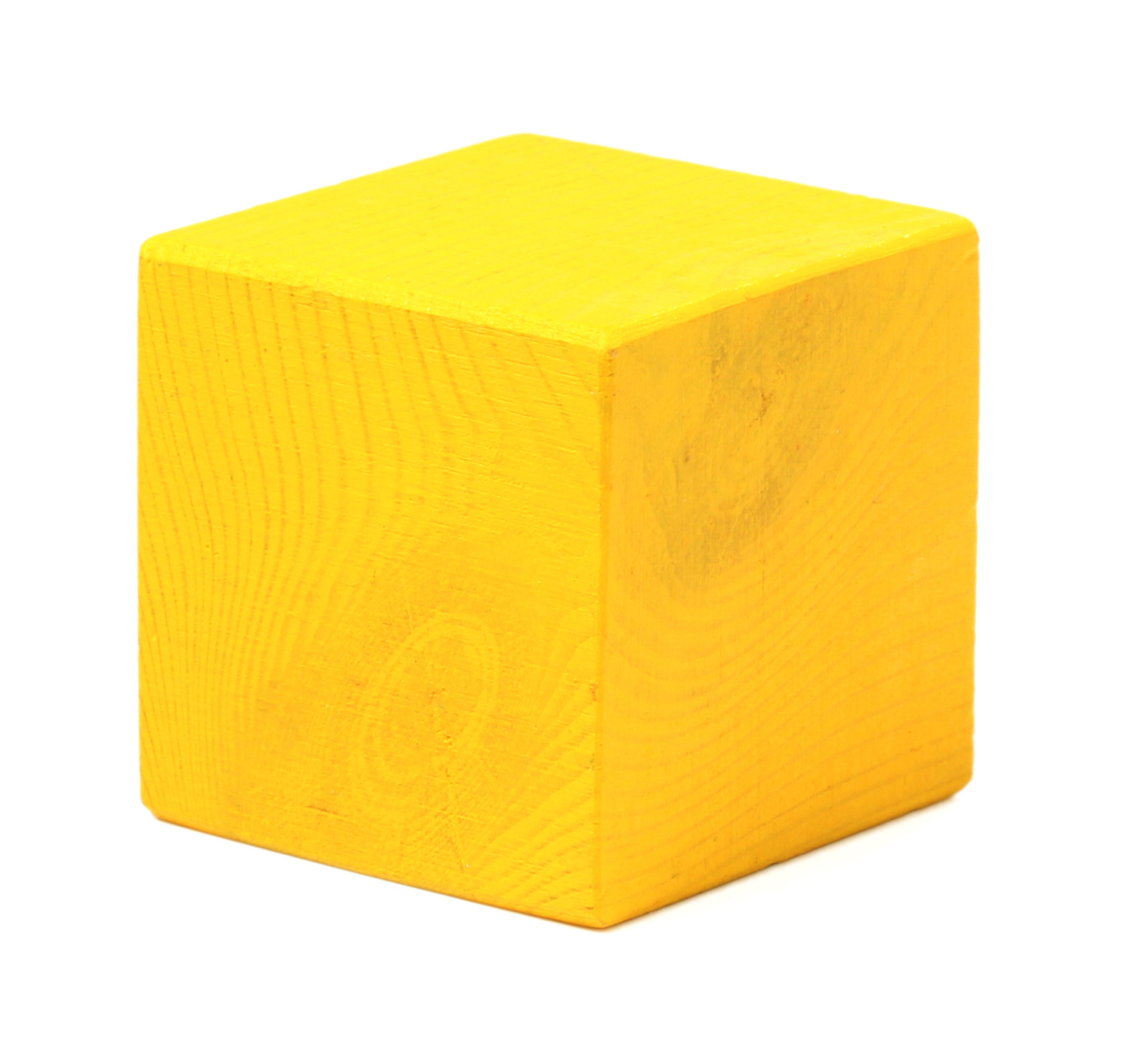 Yellow cube.