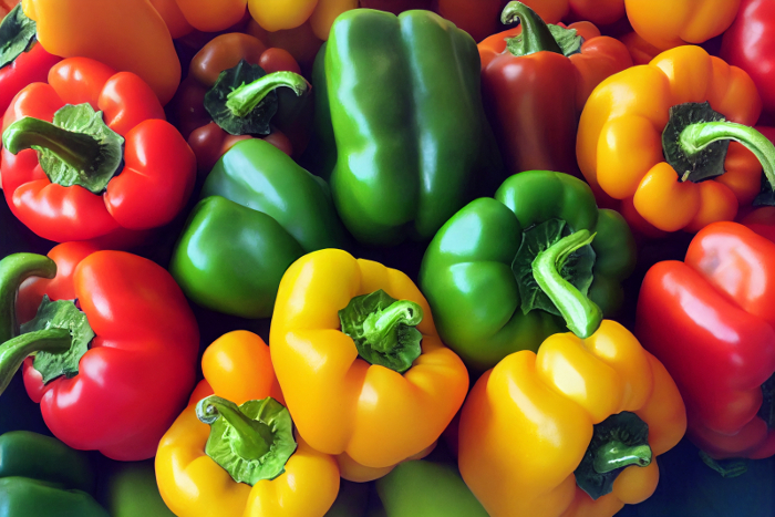 Colorful bell peppers