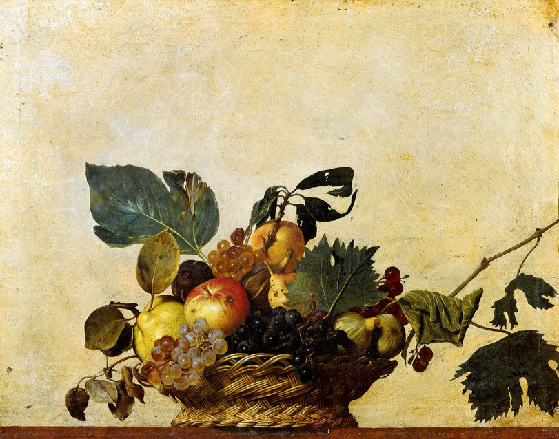 "Basket of Fruit" by Caravaggio.