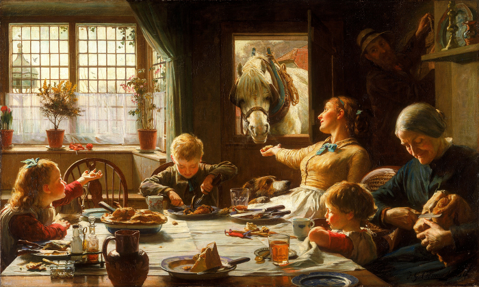 What is tone in art? Frederick George Cotman in "One of the family" shows how to use it to create a focal point.