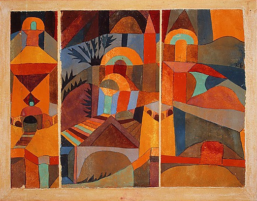 "Temple Gardens" by Paul Klee.