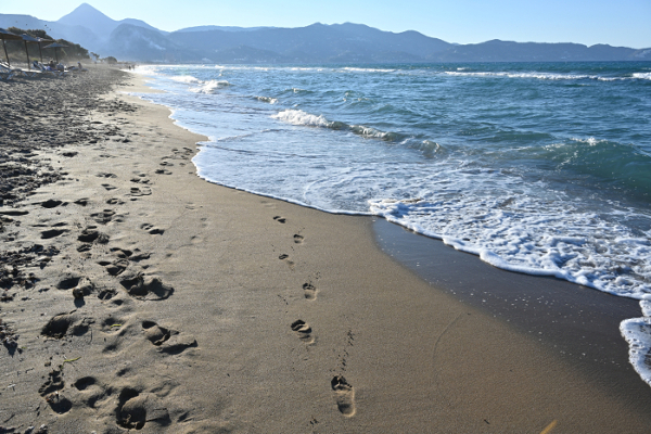 A great day for an artist's beach-combing walk.